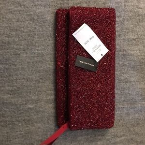 Hand beaded Banana Republic clutch